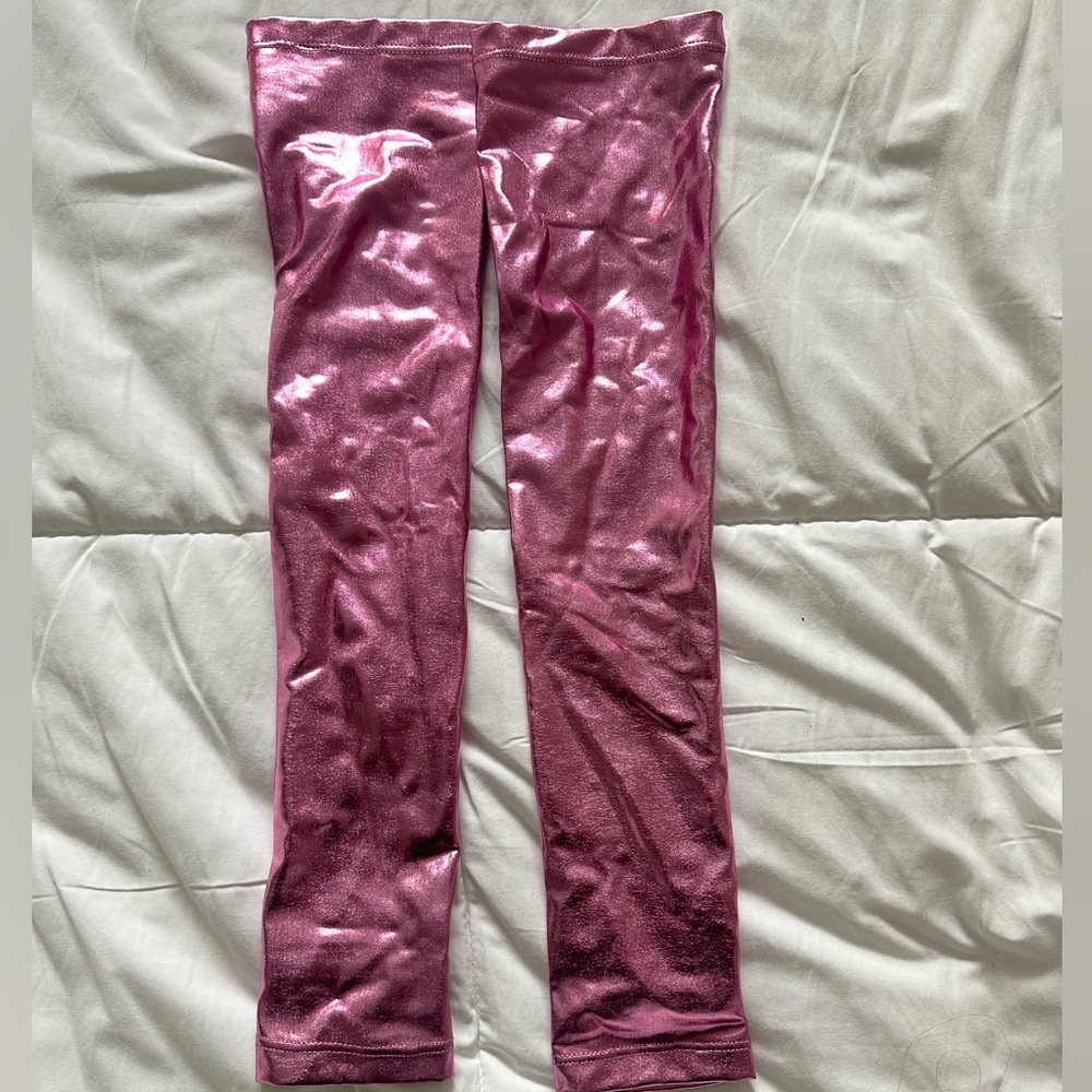 Dolls Kill NWT Latex Hot Chrome Pink Arm Gloves with finger and thumb holes